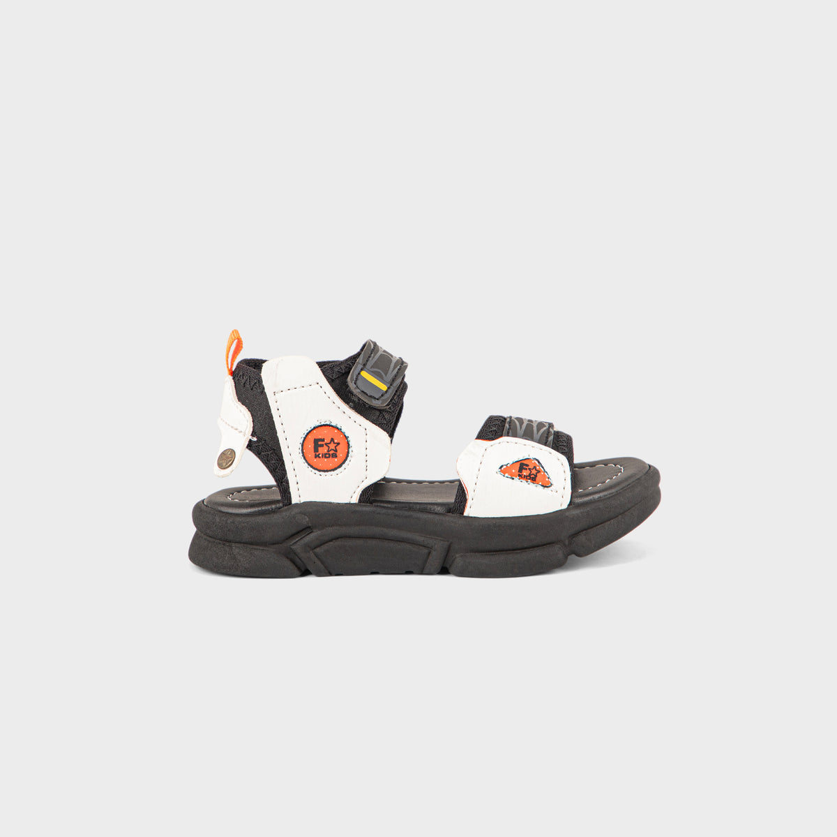 KID SANDAL KF-200012 BLK/WHT