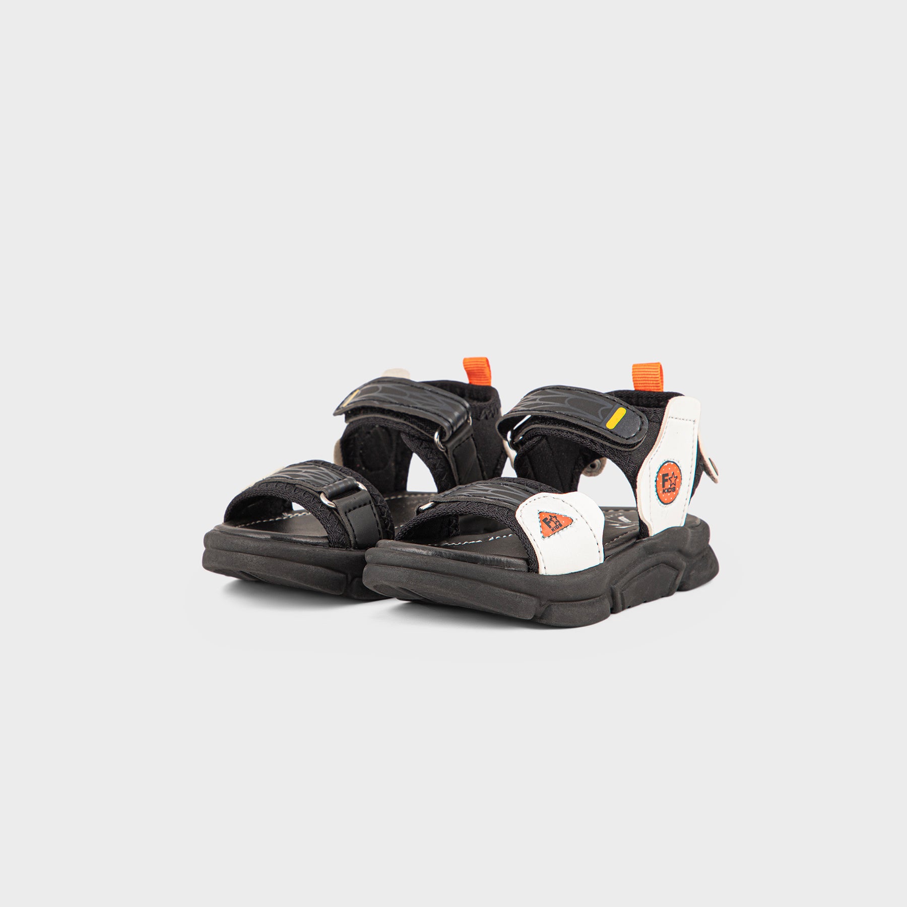 KID SANDAL KF-200012 BLK/WHT