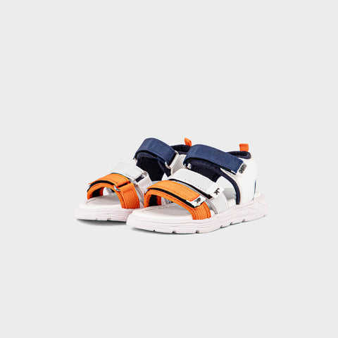 KID SANDAL KF-200014 ORG/WHT