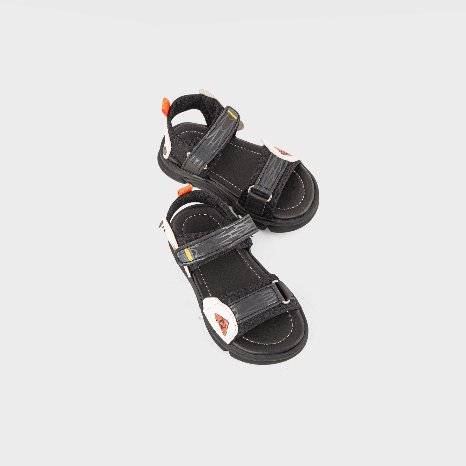 KID SANDAL KF-200012 BLK/WHT